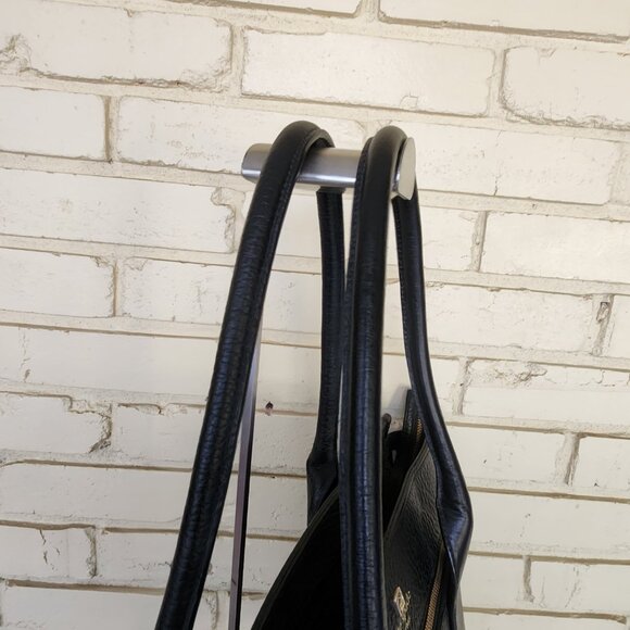 Like New Kate Spade Southport Ave Black Leather Tote Bag Large Purse - Picture 8 of 14